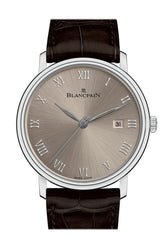 Blancpain Mens White Dial Watch 6651-1504-55