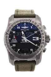 Breitling Professional Cockpit Limited Edition Mens Watch Eb50102W/be38/105W Blue