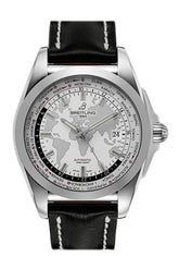 Breitling Galactic Unitime Blue Strap Mens Watch Wb3510U0-A777