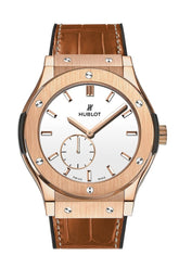 Hublot Classic Fusion 45Mm Classico Ultra Thin White Dial Mens Watch 515.ox.2210.lr Silver