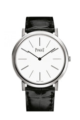 Piaget Altiplano White Dial Gold Mens Watch Goa29112