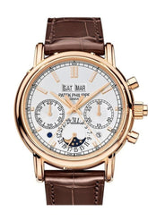 Patek Philippe Grand Complications Chronograph White Dial 38Mm Mens Watch 5204R White