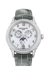 Patek Philippe Grand Complications Automatic Diamond White Dial Watch 4948G-010
