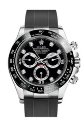 Rolex Cosmograph Daytona Black Dial Oysterflex Strap Mens Watch 116519Ln 116519