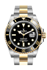 Rolex Submariner 41 Black Dial Stainless Steel And 18K Yellow Gold Bracelet Automatic Men’s Watch