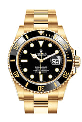 Rolex Submariner 41 Black Dial 18K Yellow Gold Bracelet Automatic Men’s Watch 126618Ln New