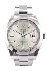 Rolex Datejust 41 Silver Dial Automatic Men’s Watch 126300