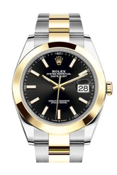 Rolex Datejust 41 Black Dial Steel And 18K Yellow Gold Oyster Men’s Watch 126303