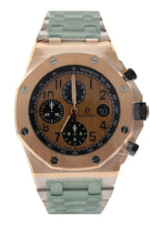 Audemars Piguet Royal Oak Offshore Chronograph Pink Gold Dial 18Kt Mens Watch 26470Or.oo.1000Or.01 /