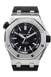 Audemars Piguet Royal Oak Offshore Diver Black Dial Rubber Mens Watch 15710St.oo.a002Ca.01 / None