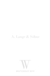 A. Lange & Sohne Saxonia 216.032 Watch