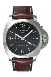Panerai Luminor 1950 3-Days Automatic Gmt Mens Watch Pam00320 Black