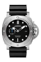 Panerai Luminor Submersible 1950 3 Days Automatic Titanio 47Mm Black Dial Mens Watch Pam01305