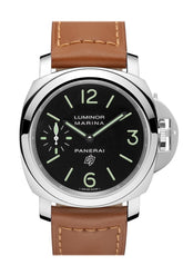 Panerai Luminor Marina Logo Acciaio 44Mm Black Dial Mens Watch Pam01005