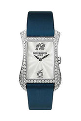 Patek Philippe Gondolo Serata 18Kt White Gold Diamond Blue Ladies Watch 4972G-001