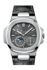 Patek Philippe Nautilus Automatic Moonphase Slate Grey Dial Mens Watch 5712G-001