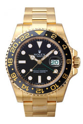 Rolex Gmt-Master Ii 40 Black Dial Stainless Steel Mens Watch 116718