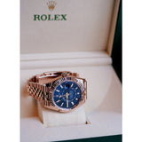 Rolex Sky Dweller 42 Blue- Green Dial Rose Gold Oyster Mens Watch 336935