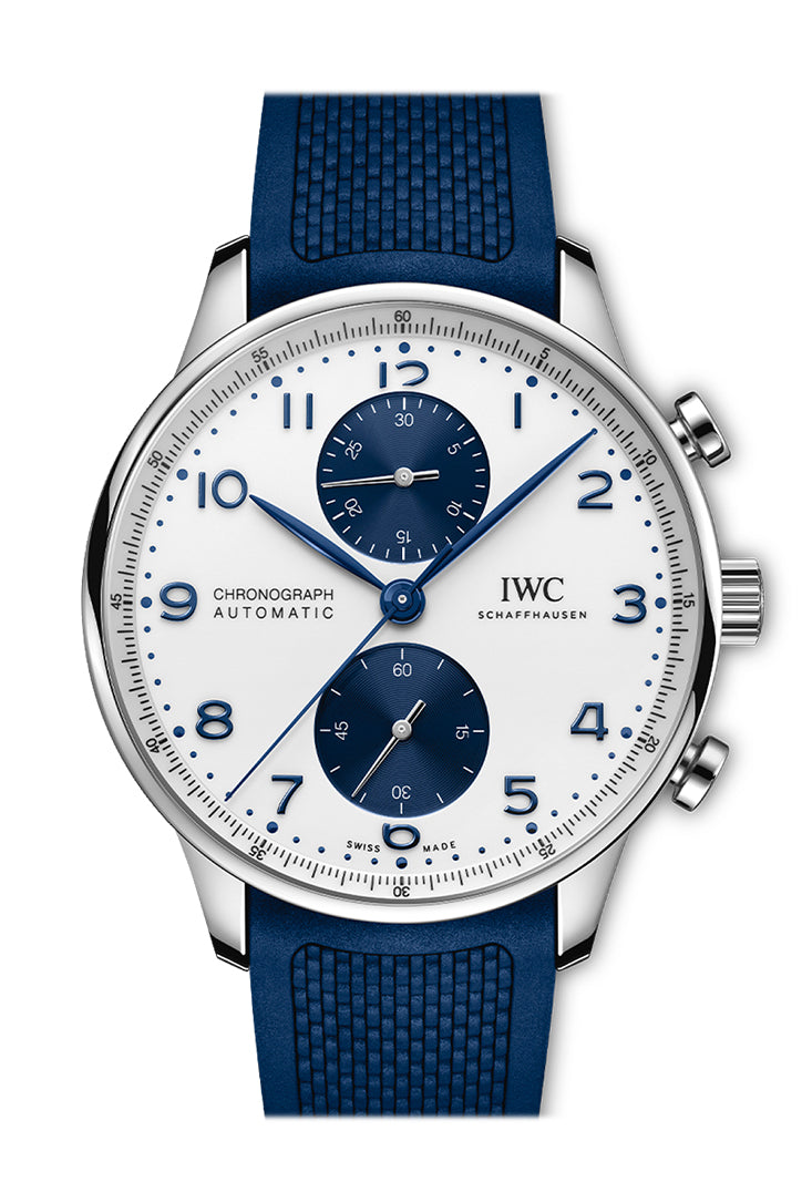 IWC Portuguese SS 41 Silver Dial Titanium Watch IW371620