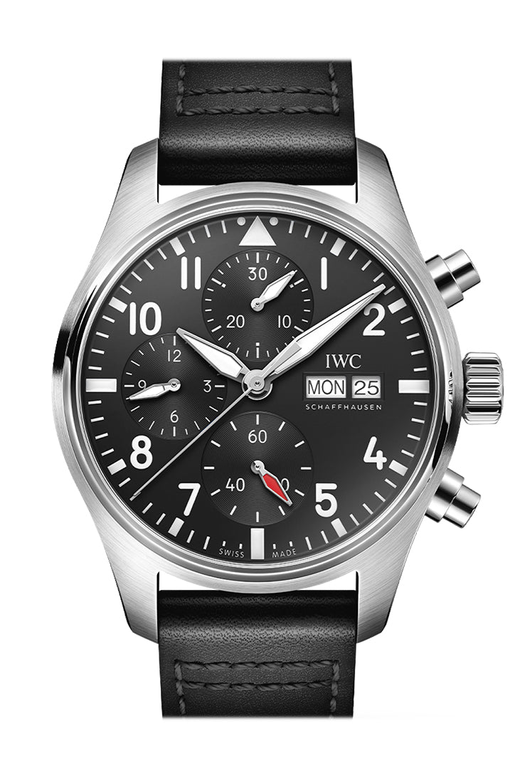 IWC Pilot Chronogragh 41 Black Dial Watch IW388111