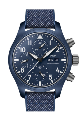 IWC Pilot Chronogragh Top Gun Oceana 41 Blue Dial Watch IW389404