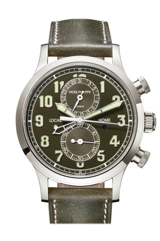 Patek Philippe Complication Khaki Green Dial Watch 5924G-010