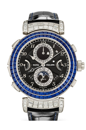 Patek Philippe Grand Complications Black Opaline Dial Watch 6300/401G-001