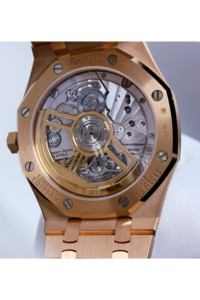Audemars Piguet Royal Oak 41 Flying Tourbillon Rose Gold Green Dial 26533Or.oo.1220Or.01 Dcm Watch