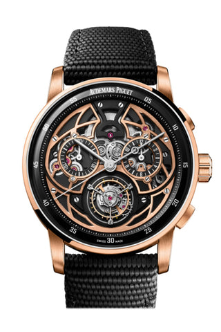 Audemars Piguet CODE 11.59 Flying Tourbillon Chronograph Black Ceramic Watch 26399NR.OO.D002KB.01