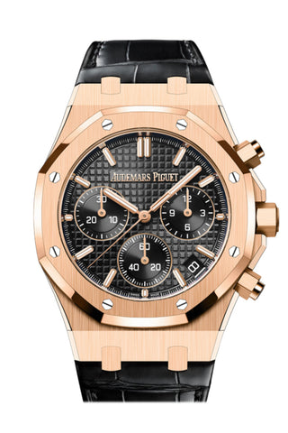 Audemars Piguet Royal Oak Black Rose Gold Watch 26240Or.oo.d002Cr.02