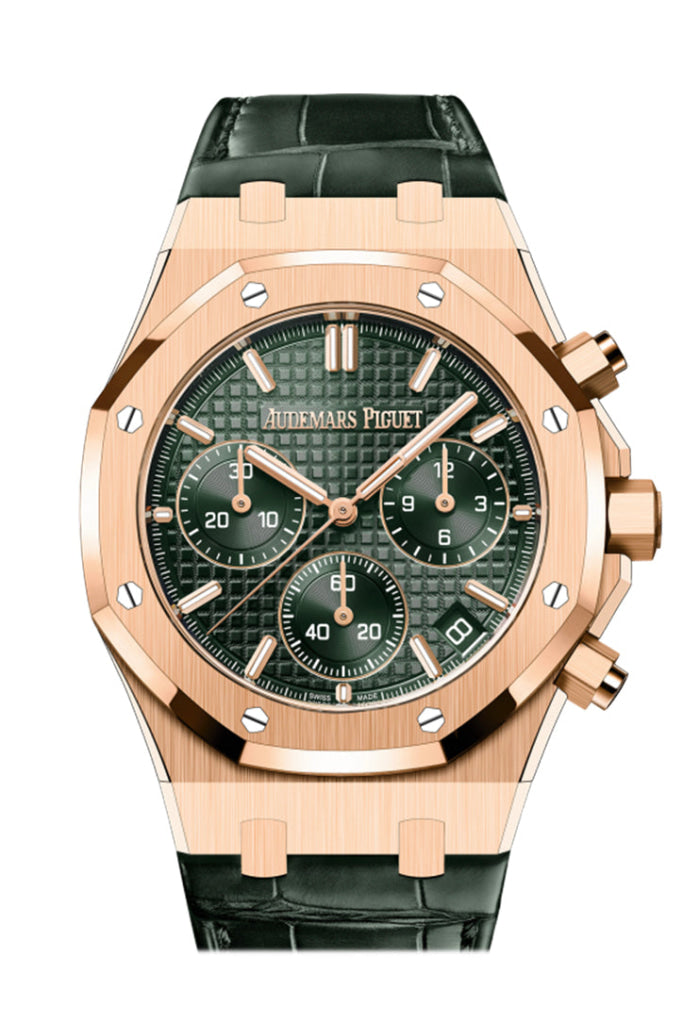 Audemars Piguet Royal Oak Khaki Green Rose Gold Watch 26240Or.oo.d404Cr.02