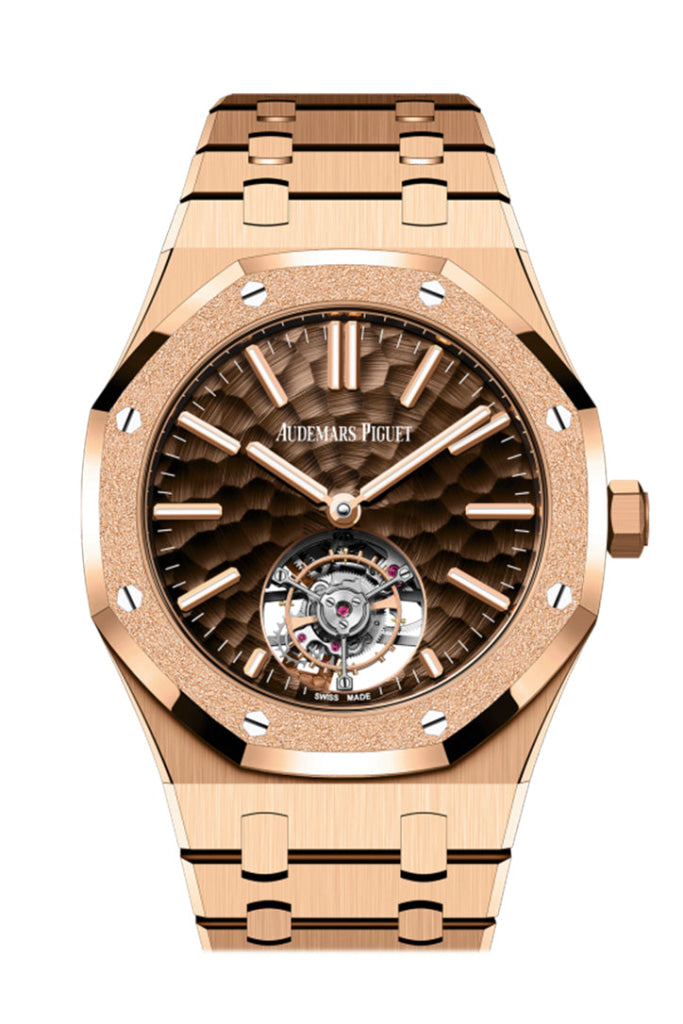 Audemars Piguet Royal Oak Flying Tourbillion Rose Gold Watch 26730OR.GG.1320OR.01