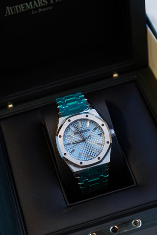 Audemars Piguet Royal Oak 41 White Gold Blue Dial Limited Edition 15510BC.OO.1320BC.01