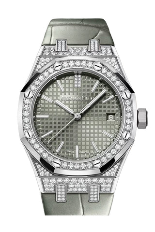 Audemars Piguet Royal Oak 37 Dial Grande Tapisserie White Gold 15551BC.ZZ.D405CR.01