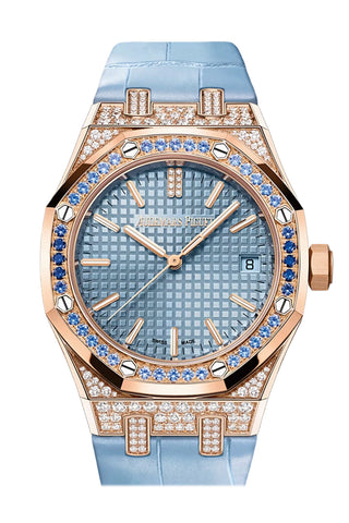 Audemars Piguet Royal Oak 37 Dial Grande Tapisserie Pink Gold 15551OR.ZS.D344CR.01