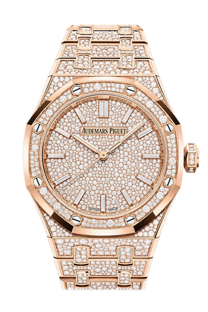 Audemars Piguet Royal Oak 37 Dial Pink Gold Pink Gold 15552OR.ZZ.1358OR.01