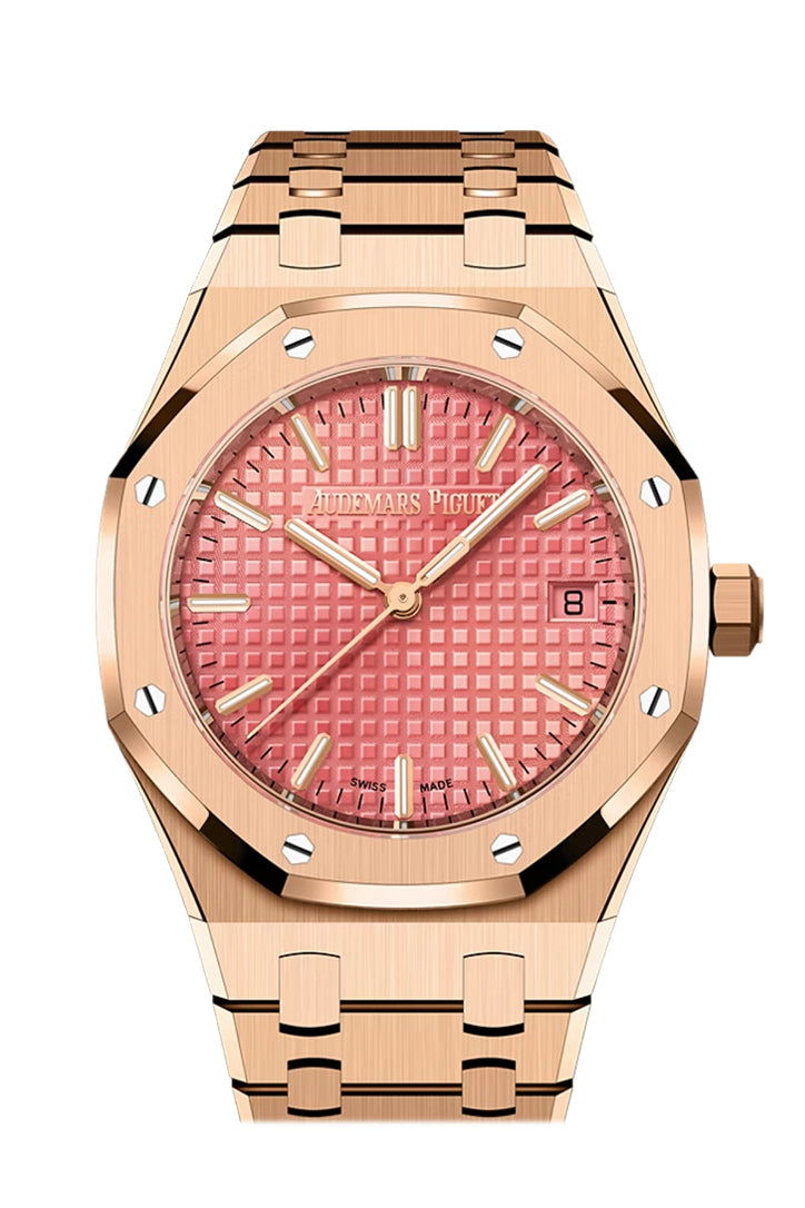 Audemars Piguet Royal Oak 34 Dial Pink Gold Pink Gold 77450OR.OO.1361OR.01