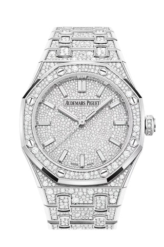 Audemars Piguet Royal Oak 34 Diamond Dial White Gold White Gold 77452BC.ZZ.1365BC.01