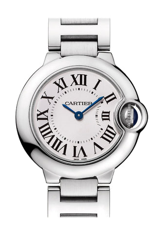 Cartier Ballon Bleu de Cartier Watch 28 mm Steel Case &nbsp;Silvered Opaline Dial WSBB0067&nbsp;