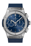 Hublot Classic Fusion Chronograph Titanium Blue 42mm Watch 541.NX.7170.RX