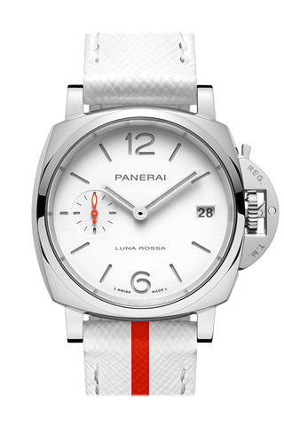 Panerai Luminor Luna Rossa 38 White Dial PAM01378