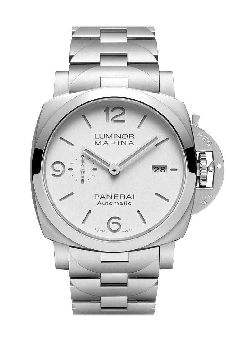 Panerai Luminor Marina 44 White Dial Watch PAM01564