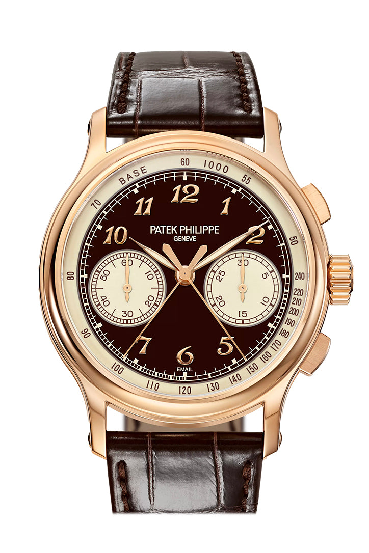 Patek Philippe Grand Complications Grand Feu Brown Beige Dial Rose Gold Watch 5370R-001