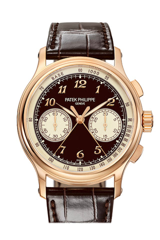 Patek Philippe Grand Complications Grand Feu Brown Beige Dial Rose Gold Watch 5370R-001