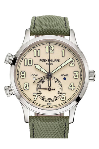 Patek Philippe Complications Ivory Lacquered Dial Watch 5524G-010