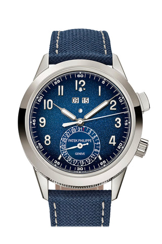 Patek Philippe Complications 41 Blue Dial White Gold Watch 5322G-001