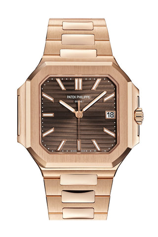 Patek Philippe Cubitus  Rose Gold Brown Dial Watch 7128/1R-001