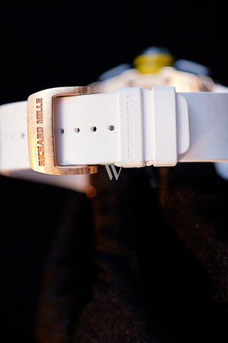 Richard Mille Flyback Chronograph Transparent Dial Rose Gold Men’s Watch Rm11-03