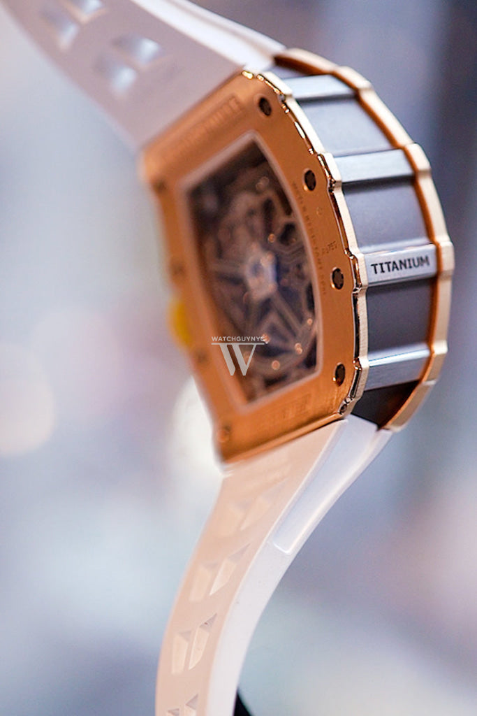 Richard Mille Flyback Chronograph Transparent Dial Rose Gold Men’s Watch Rm11-03