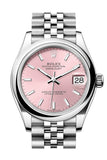 Rolex Datejust 31 Pink Dial Jubilee Ladies Watch 278240 278240-0008